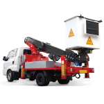 Xe nâng người làm việc trên cao