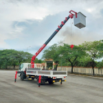 Xe tải cẩu 3 tấn Hino XZU730 Euro V nâng người làm việc trên cao