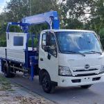 Xe cẩu trên nền xe Hino XZU730 Euro V gắn cẩu Tadano 306HRS