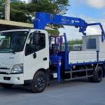Xe cẩu trên nền xe Hino XZU730 Euro V gắn cẩu Tadano 306HRS